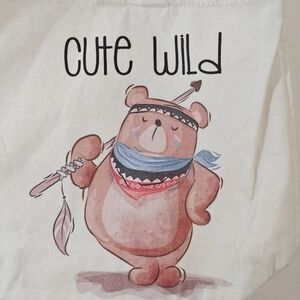 Cute Wild Bear Kids Backpack Tote